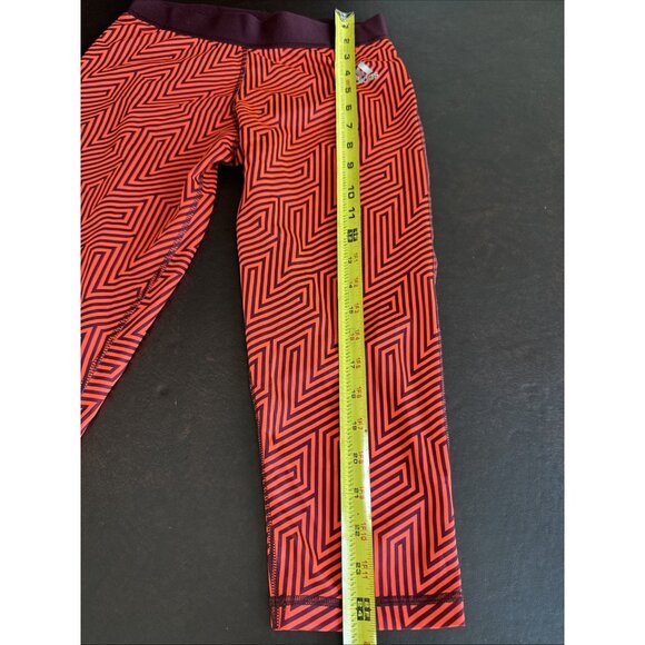 Adidas Techfit Climalite Mens Compression Tights Medium Geometric Red & Black - Picture 5 of 7